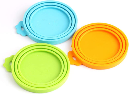 Pet Food Can Cover Silicone Can Lids for Dog and Cat Food(Universal Size)