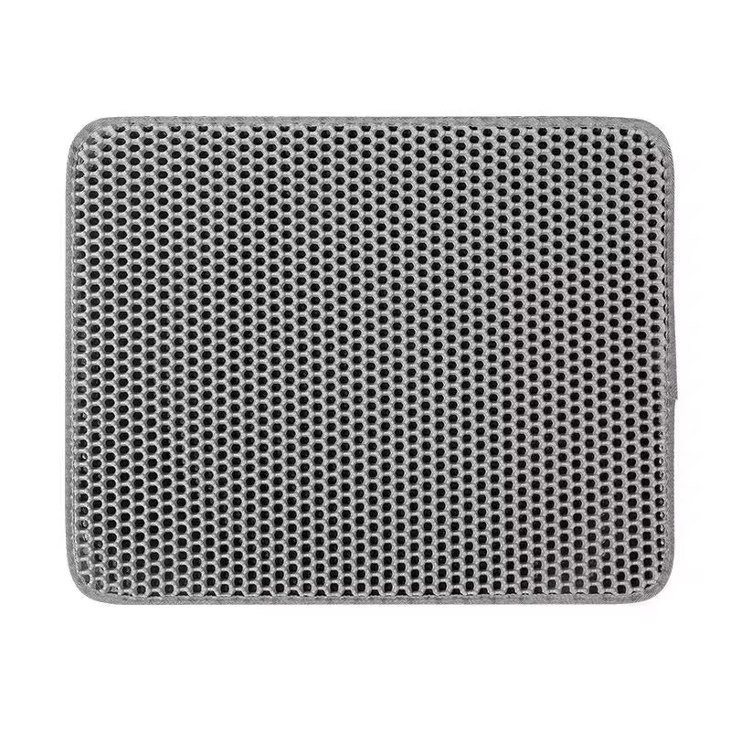 Cat Litter Mat Double Layer Pet Litter Box Waterproof Pet Mat Non-Slip Sand Cat Pad Washable Bed Mat Clean Pad Products
