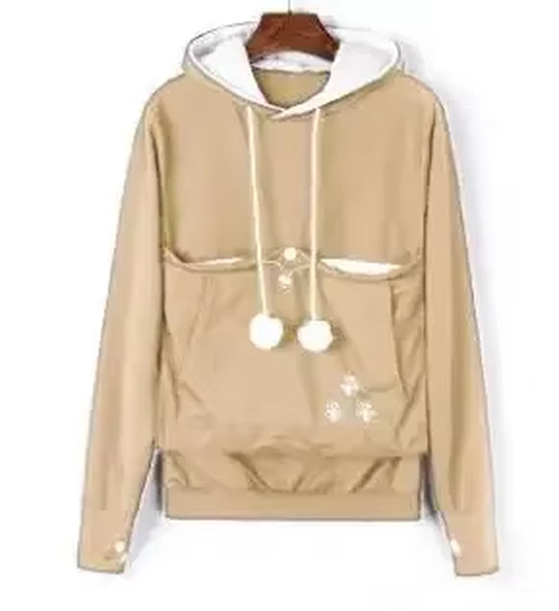 Fashion 2025 High Quality Cat Lovers Hoodies Ears Cuddle Pouch Dog Pet Hoodies for Casual Kangaroo Pullovers Sweatshirt New